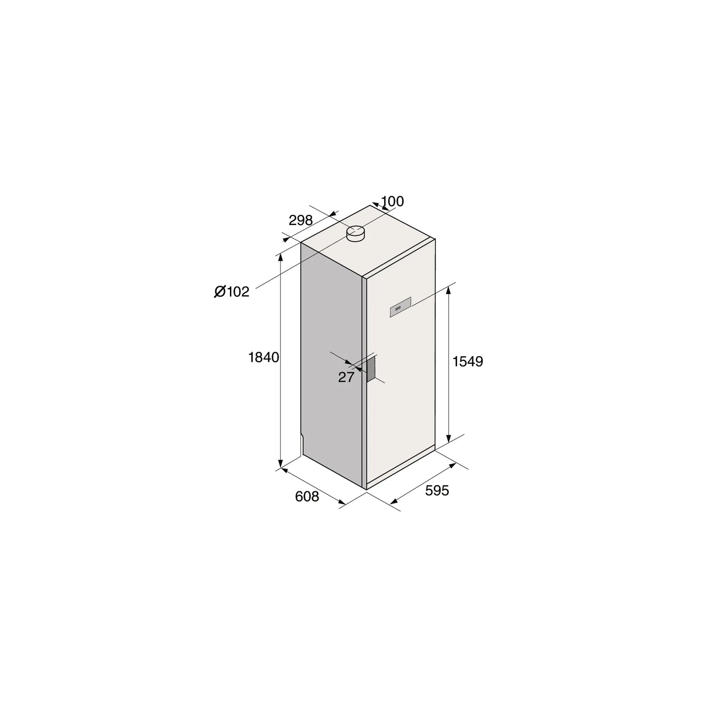 Asko DC7784V.W – Vrijstaande droogkast / droogcabine
