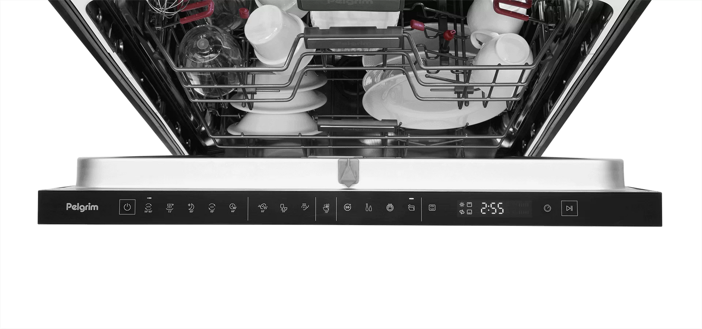 Pelgrim GVW305XL – Volledig Geïntegreerde Inbouw Vaatwasser