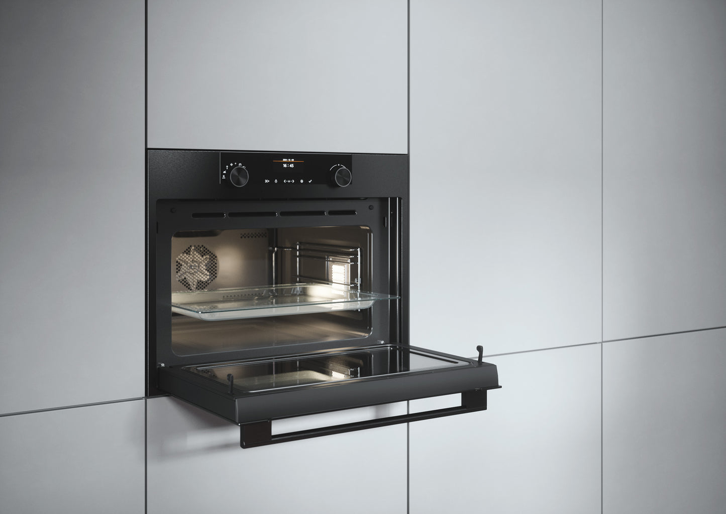 ATAG MA46121C Inbouw magnetron | 50L | Grafietzwart | Matrix-lijn