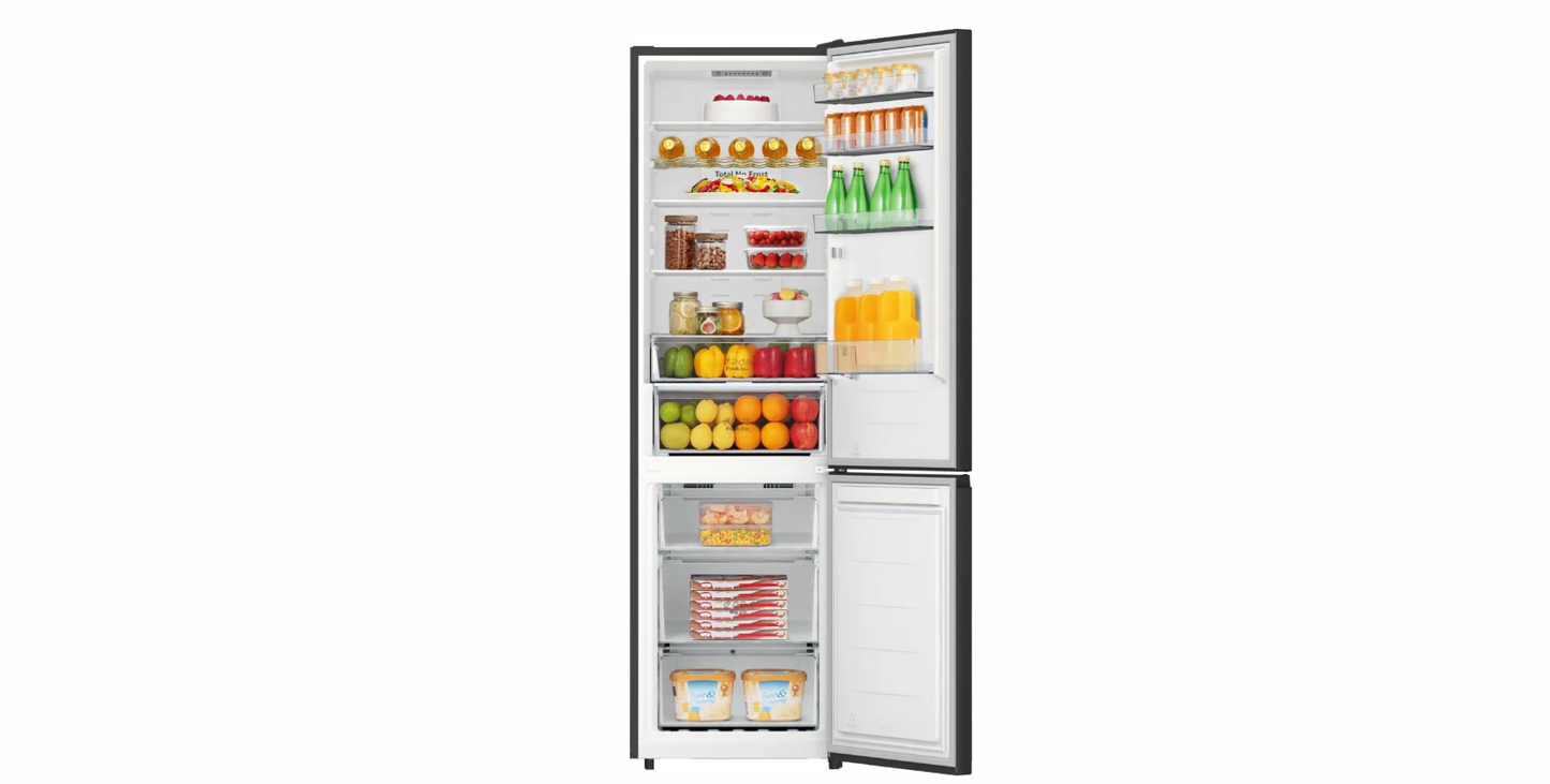 Hisense RB440N4AFD – Koel-Vriescombinatie – 336 Liter – Energieklasse D – Zwart