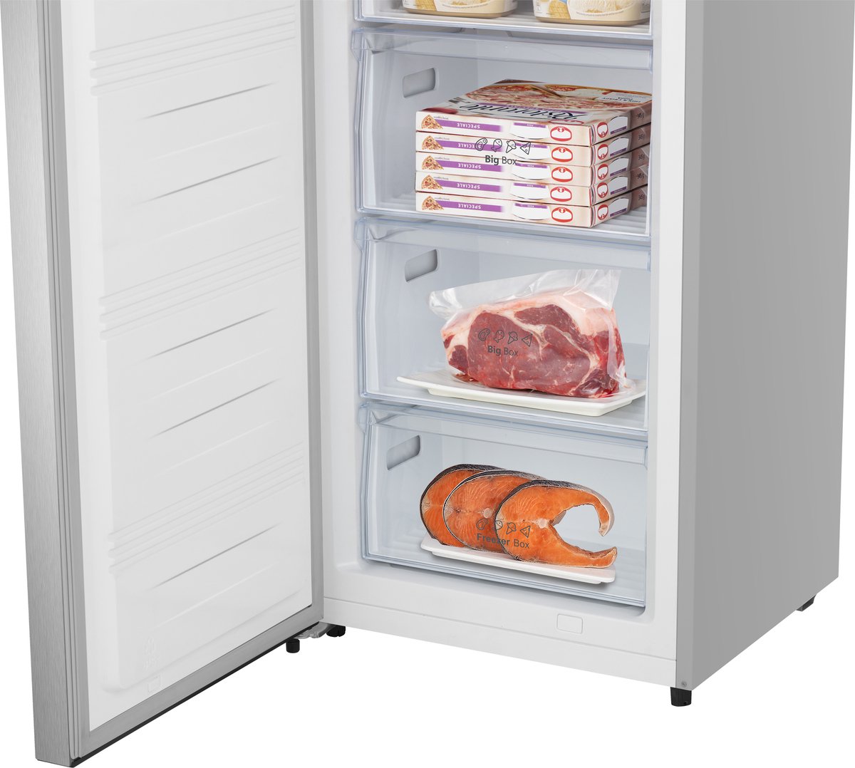 ETNA VV172NRVS – Vrijstaande Vriezer – 240 Liter – NoFrost – RVS-look