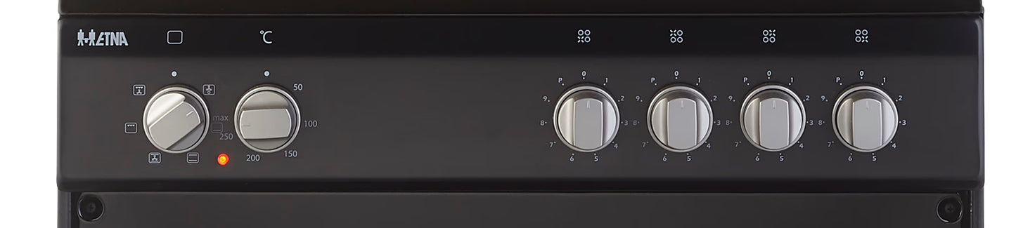 etna FIV560ZWA vrijstaand inductiefornuis