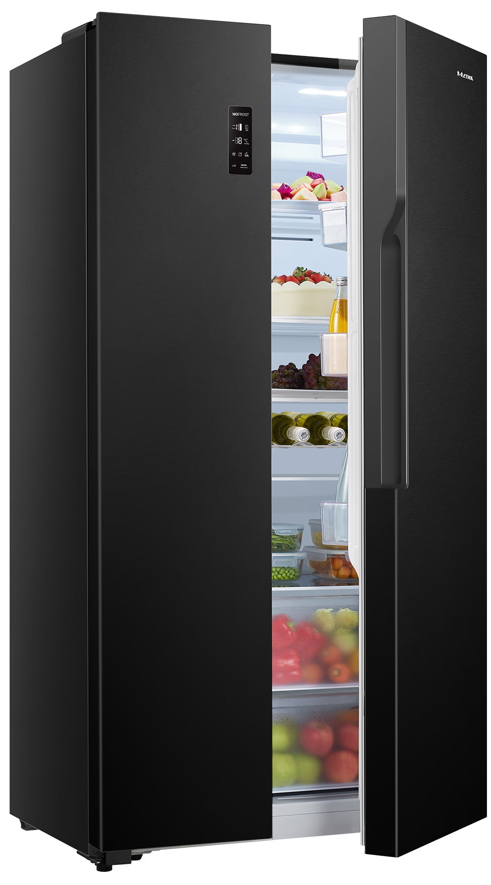 ETNA AKV578ZWA – Amerikaanse Side-by-Side koelkast