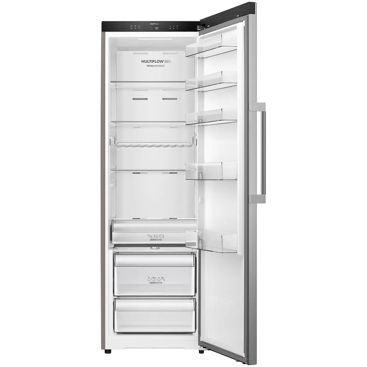 ETNA KKV185RVS – Vrijstaande Koelkast – 372 Liter – Energieklasse C – RVS-look