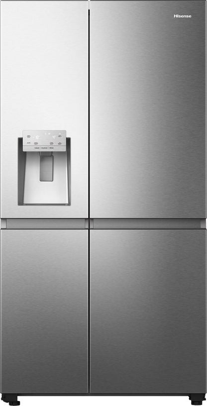 Hisense RS818N4IID Amerikaanse koelkast – 632L – RVS – Water- en ijsdispenser