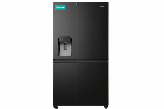 HISENSE RS818N4TIC Vrijstaande Side-by-side koelkast, Inox, 632 l