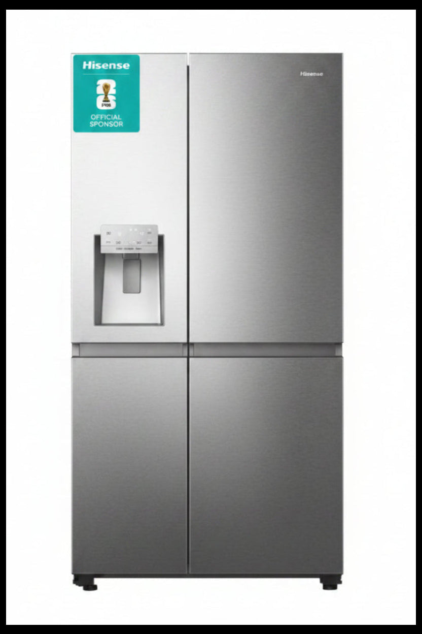 Hisense RS818N4IID Amerikaanse koelkast – 632L – RVS – Water- en ijsdispenser