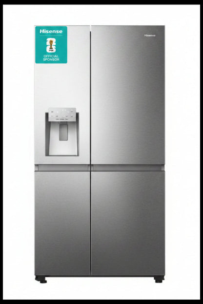Hisense RS818N4IID Amerikaanse koelkast – 632L – RVS – Water- en ijsdispenser