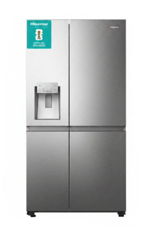 Hisense RS818N4IID Amerikaanse koelkast – 632L – RVS – Water- en ijsdispenser