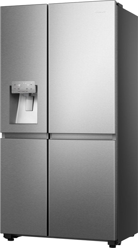 Hisense RS818N4IID Amerikaanse koelkast – 632L – RVS – Water- en ijsdispenser