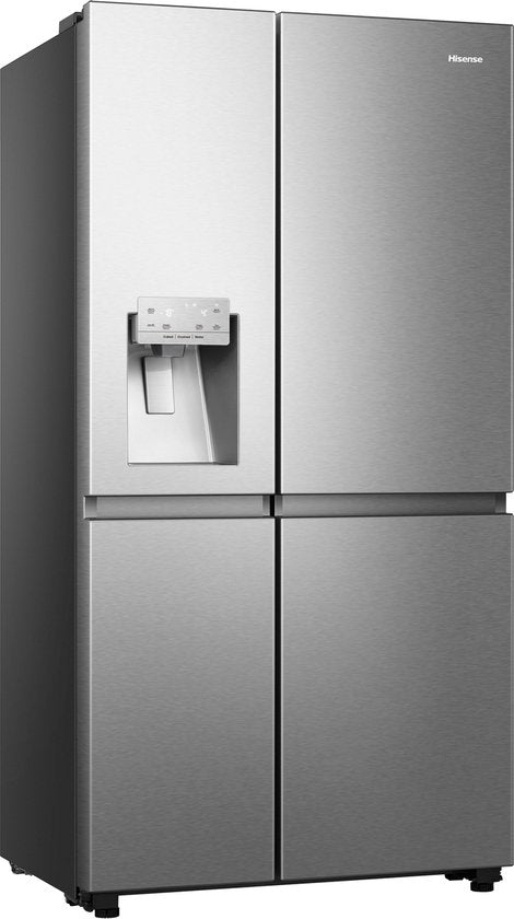 Hisense RS818N4IID Amerikaanse koelkast – 632L – RVS – Water- en ijsdispenser