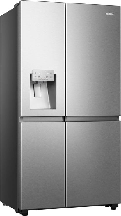 Hisense RS818N4IID Amerikaanse koelkast – 632L – RVS – Water- en ijsdispenser