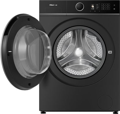 Hisense WF5I1045BBQ Wasmachine - Voorbelading - 10,5 kg - 1400 RPM - Zwart - A-klasse - ConnectLife