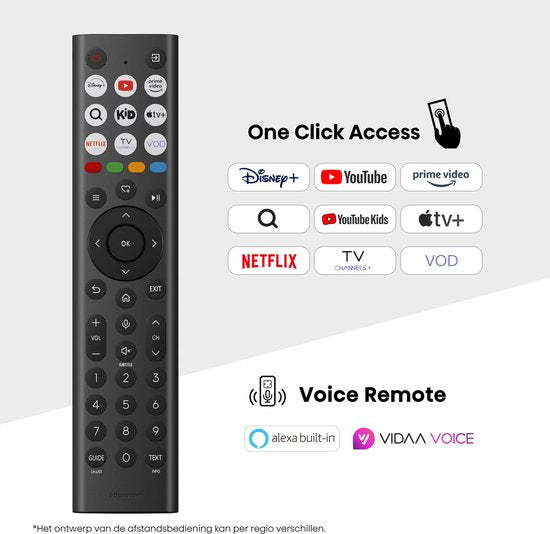 Hisense 55E7Q – 55 Inch QLED 4K Smart TV met Dolby Vision & Dolby Atmos