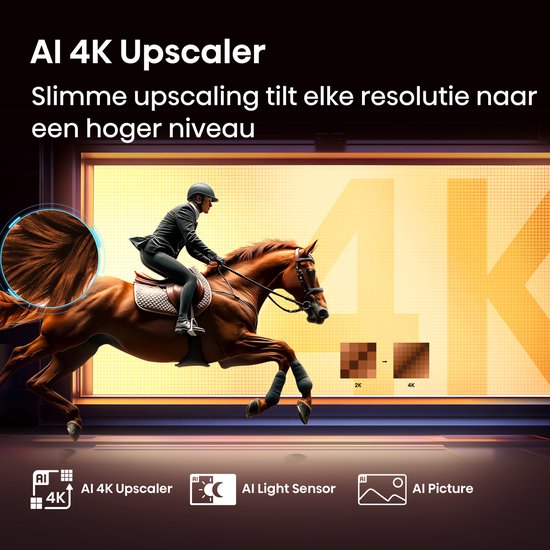 Hisense 55E7Q – 55 Inch QLED 4K Smart TV met Dolby Vision & Dolby Atmos