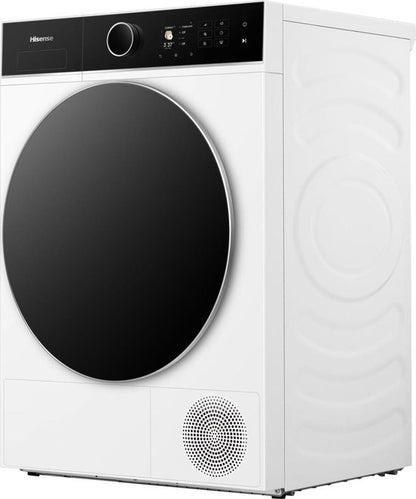 Hisense DH5I804BWCD Wasdroger - Wit - 8kg - ConnectLife - iCare - iDry - Trommelverlichting - RVS - NightDry - Smart Link - Omkeerbare deur