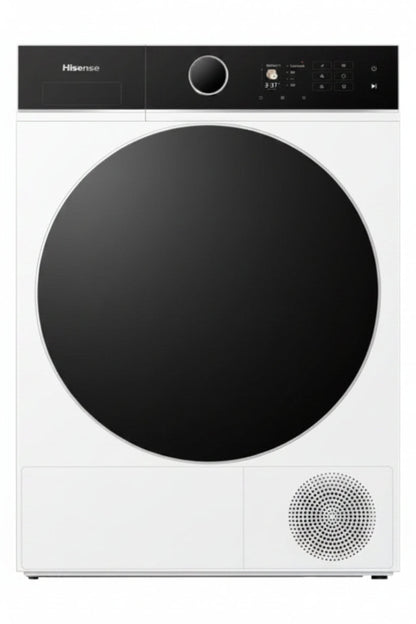 Hisense DH5I804BWCD Wasdroger - Wit - 8kg - ConnectLife - iCare - iDry - Trommelverlichting - RVS - NightDry - Smart Link - Omkeerbare deur
