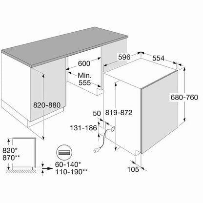 ATAG VA8213SLO inbouw vaatwasser