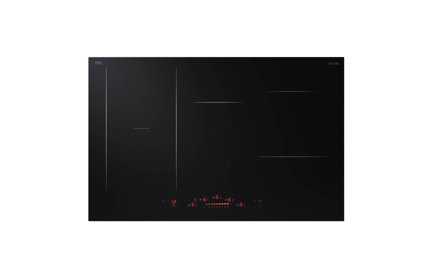 ETNA KIF780ZT – Inductiekookplaat 80 cm met 5 Powerzones en Flex‑Octazone