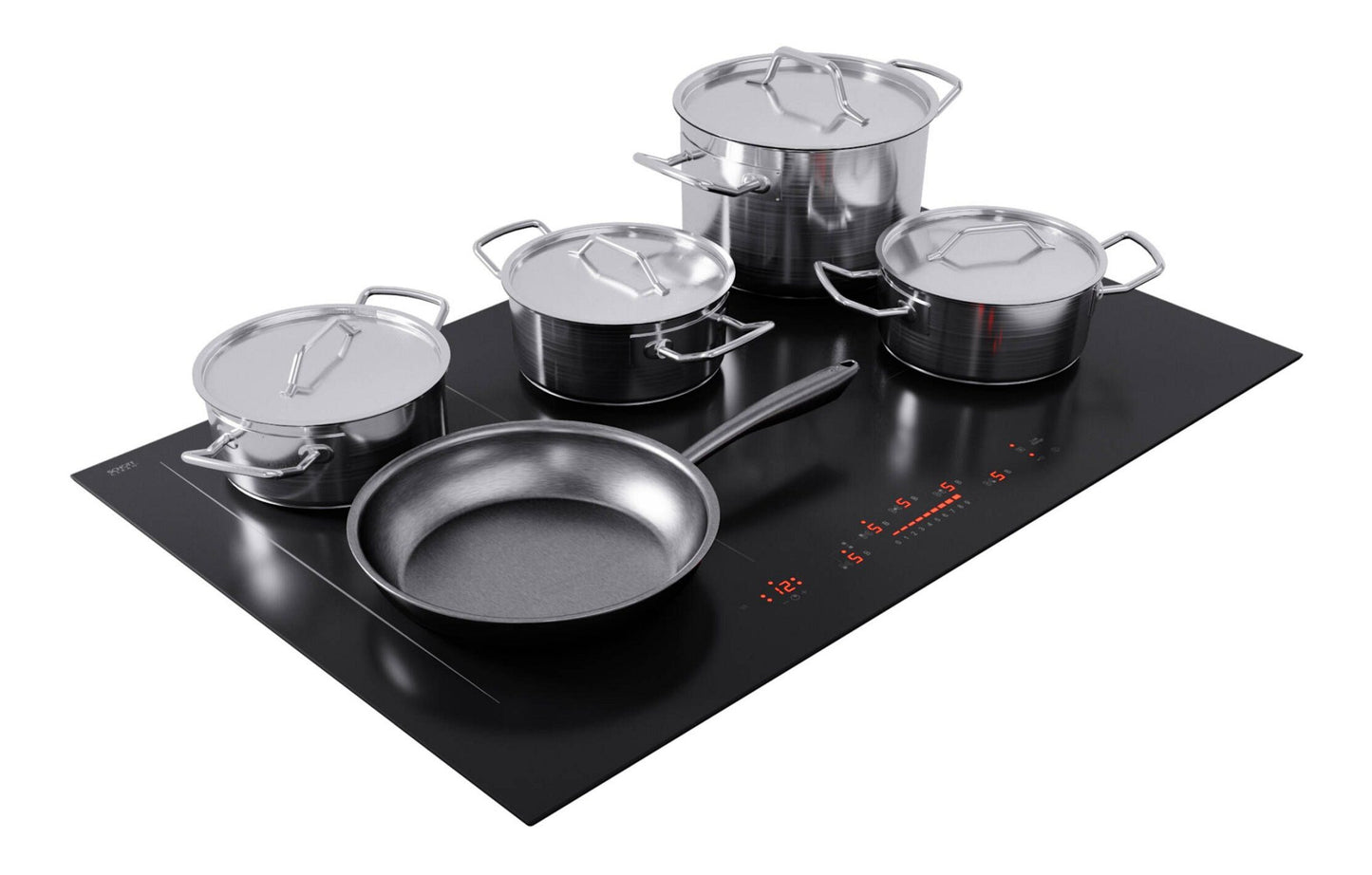 ETNA KIF780ZT – Inductiekookplaat 80 cm met 5 Powerzones en Flex‑Octazone