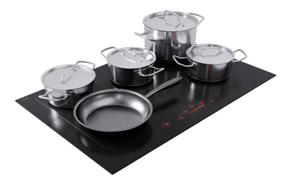 ETNA KIF780ZT – Inductiekookplaat 80 cm met 5 Powerzones en Flex‑Octazone