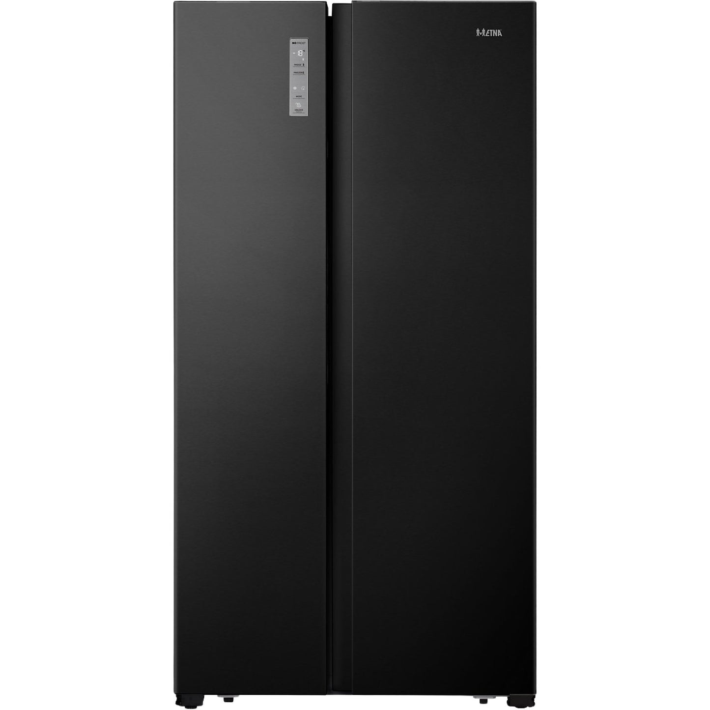ETNA AKV678ZWA Amerikaanse koelkast, RVS (178 cm)