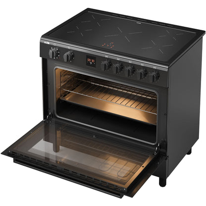 ETNA FI590ZWA - Fornuis - Inductie 3-fasen (Perilex) - breedte 90 cm