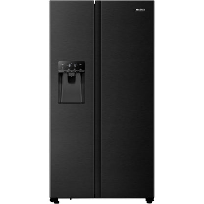 HISENSE RS694N4TFE - Amerikaanse koelkast - breedte 92 cm - hoogte 179.3 cm - inhoud 550 l - NoFrost