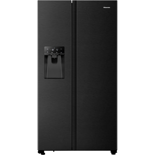 HISENSE RS694N4TFE - Amerikaanse koelkast - breedte 92 cm - hoogte 179.3 cm - inhoud 550 l - NoFrost