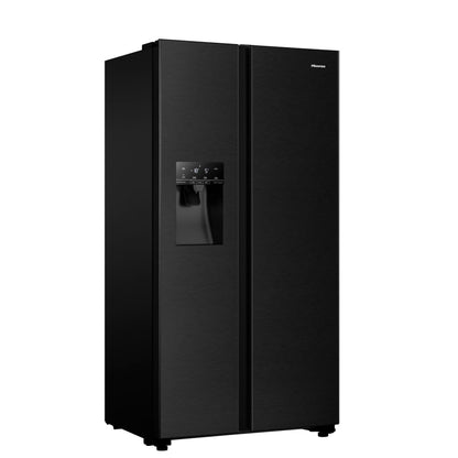 HISENSE RS694N4TFE - Amerikaanse koelkast - breedte 92 cm - hoogte 179.3 cm - inhoud 550 l - NoFrost