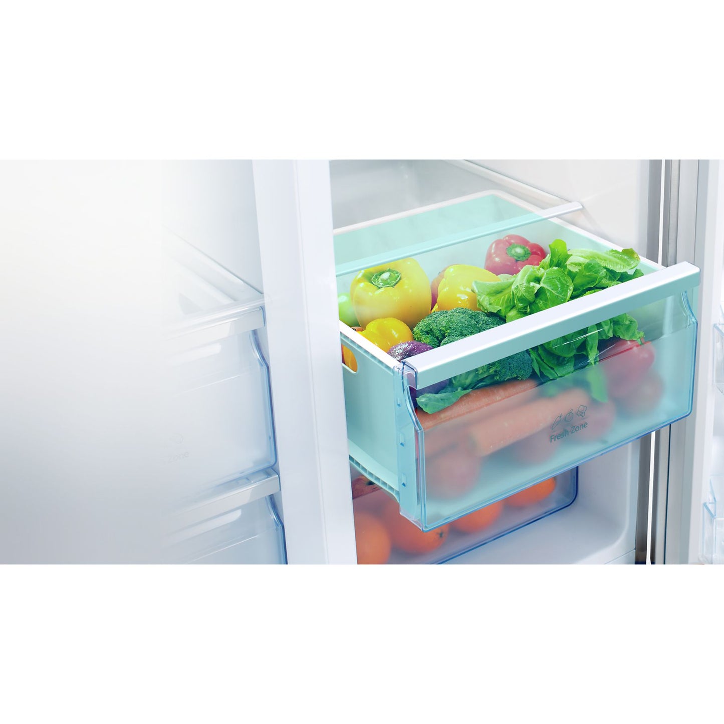 HISENSE RS694N4TFE - Amerikaanse koelkast - breedte 92 cm - hoogte 179.3 cm - inhoud 550 l - NoFrost
