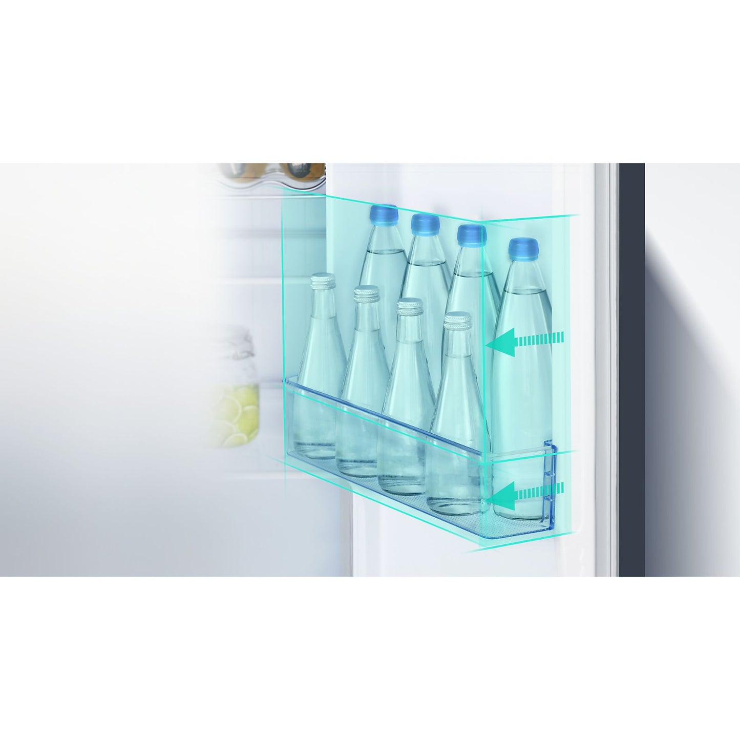 HISENSE RS694N4TFE - Amerikaanse koelkast - breedte 92 cm - hoogte 179.3 cm - inhoud 550 l - NoFrost