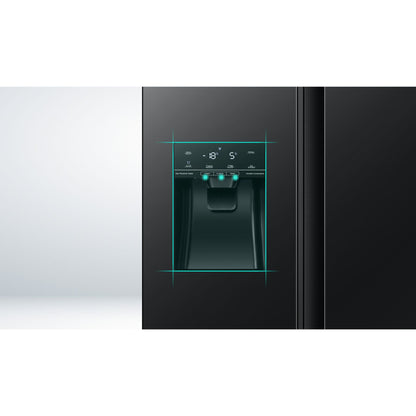 HISENSE RS694N4TFE - Amerikaanse koelkast - breedte 92 cm - hoogte 179.3 cm - inhoud 550 l - NoFrost