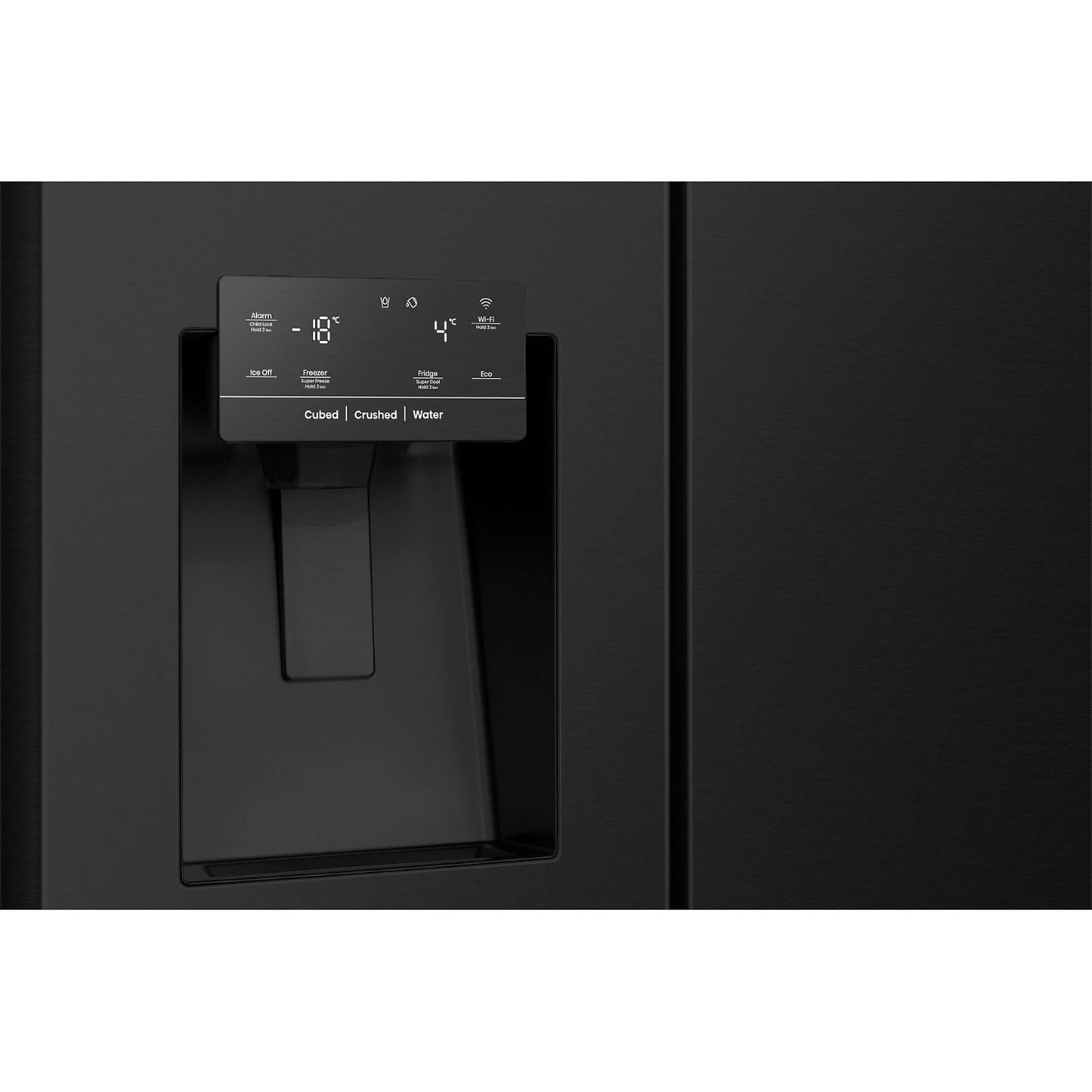 HISENSE RS818N4TFC - Amerikaanse koelkast - breedte 91 cm - hoogte 179 cm - inhoud 632 l - NoFrost
