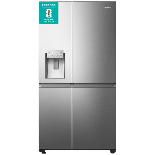 HISENSE RS818N4TIC - Amerikaanse koelkast - breedte 91 cm - hoogte 179 cm - inhoud 632 l - NoFrost