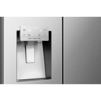 HISENSE RS818N4TIC - Amerikaanse koelkast - breedte 91 cm - hoogte 179 cm - inhoud 632 l - NoFrost