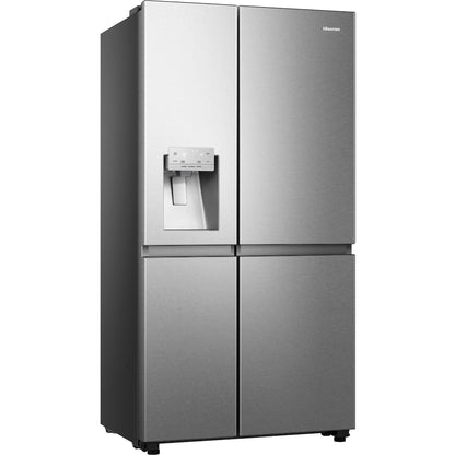 HISENSE RS818N4TIC - Amerikaanse koelkast - breedte 91 cm - hoogte 179 cm - inhoud 632 l - NoFrost