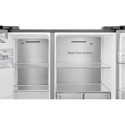 HISENSE RS818N4TIC - Amerikaanse koelkast - breedte 91 cm - hoogte 179 cm - inhoud 632 l - NoFrost