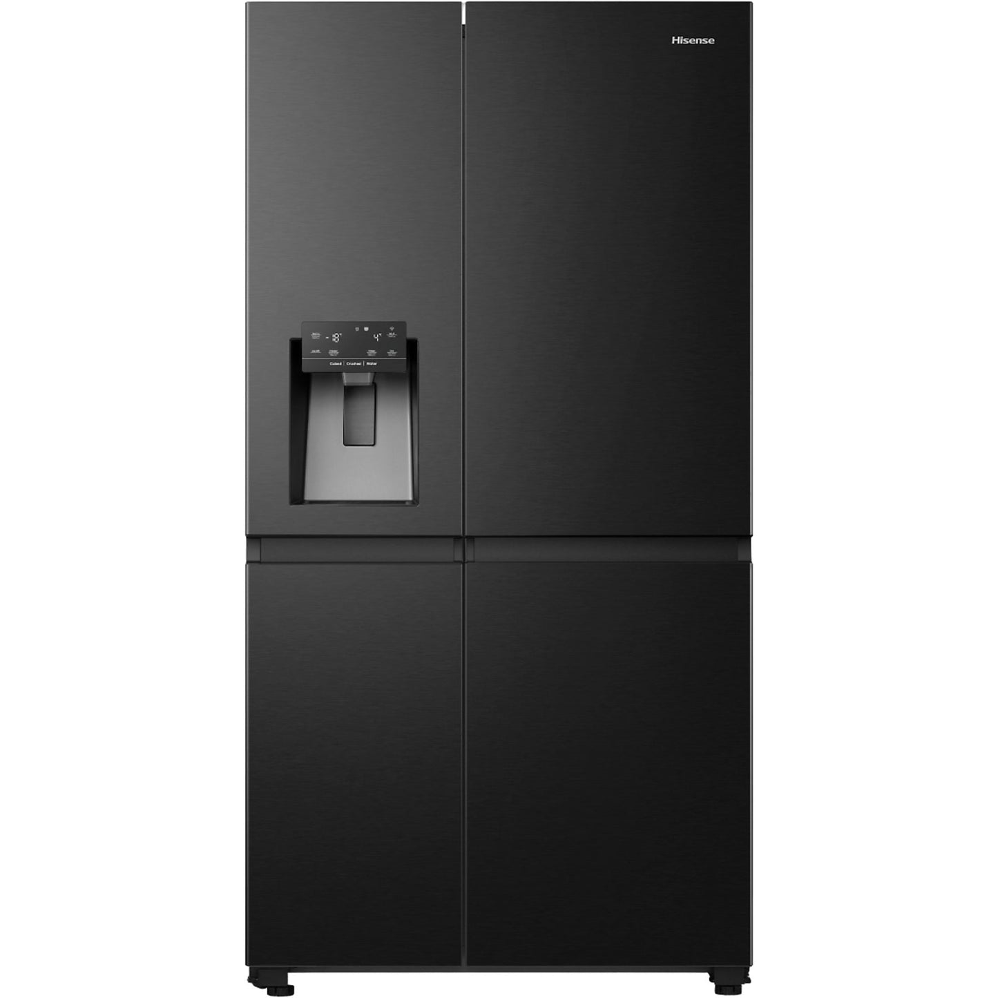 HISENSE RS818N4IFD Vrijstaande Side-by-side koelkast, Zwart, 632 l