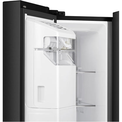 HISENSE RS818N4IFD Vrijstaande Side-by-side koelkast, Zwart, 632 l