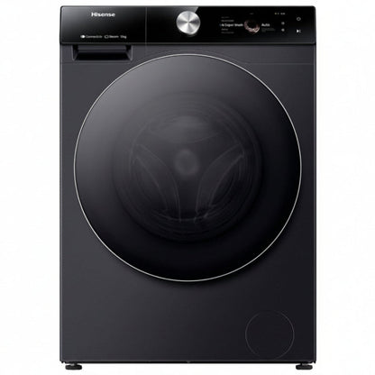 Hisense WF7S1247BB - Series 7 Smart Wasmachine - 12 kg - 1400 TPM - Zwart