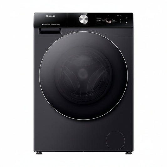 Hisense WF7S1247BB - Series 7 Smart Wasmachine - 12 kg - 1400 TPM - Zwart