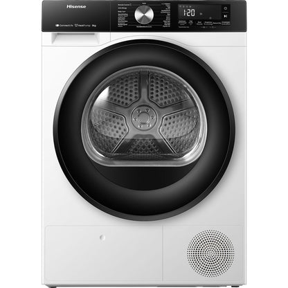 HISENSE DH3S902BW3 - Warmtepompdroger - 9 kg - 64 dB