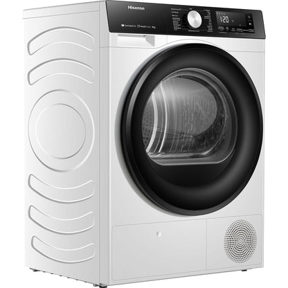 HISENSE DH3S902BW3 - Warmtepompdroger - 9 kg - 64 dB