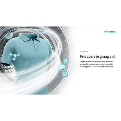 HISENSE DH3S902BW3 - Warmtepompdroger - 9 kg - 64 dB