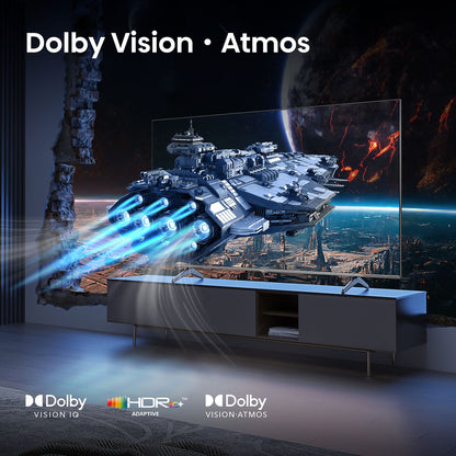 Hisense 75E7Q PRO – 75″ QLED 4K Smart TV met Dolby Vision, Dolby Atmos & 144Hz