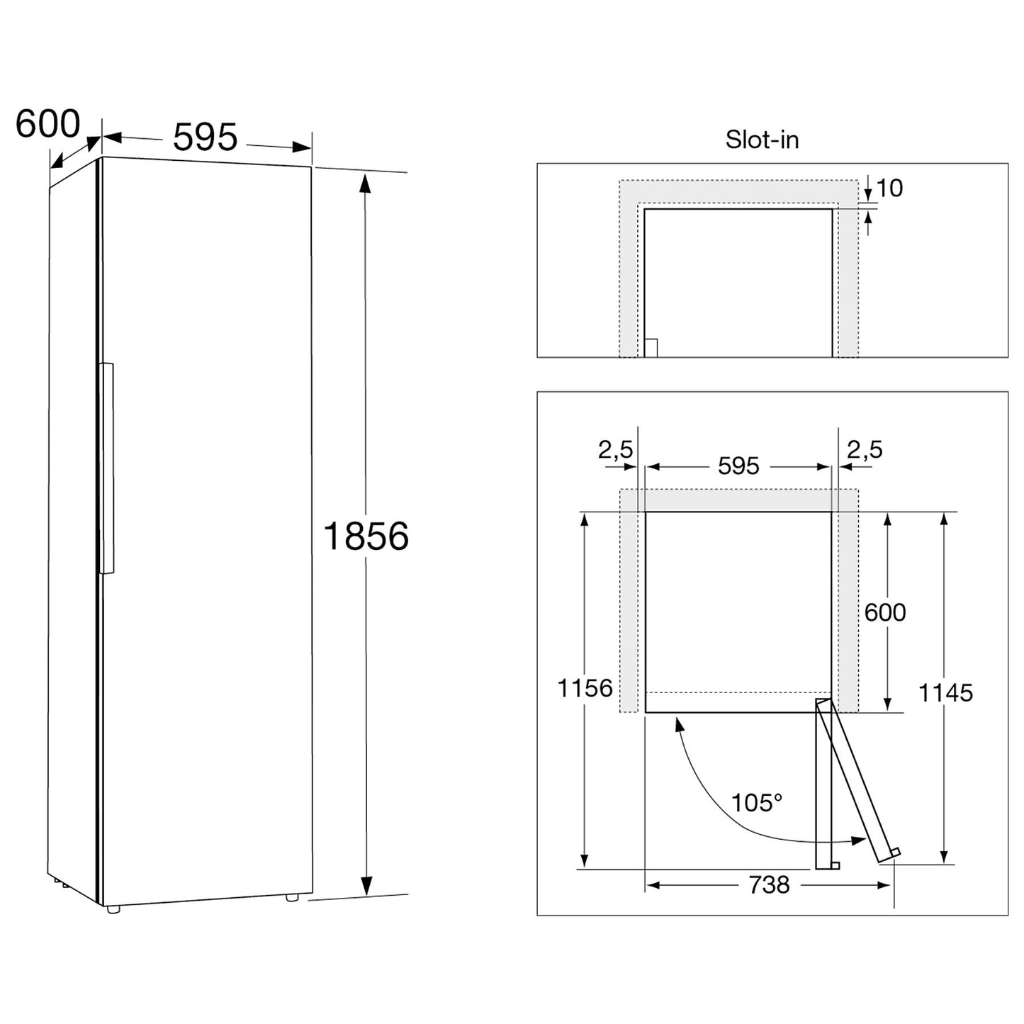 Hisense FT5K310GSFC Vrieskist