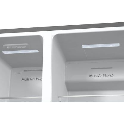 Hisense RS5P535NPCE - Side-by-Side Amerikaanse Koelkast - 535 liter - NoFrost - RVS Look