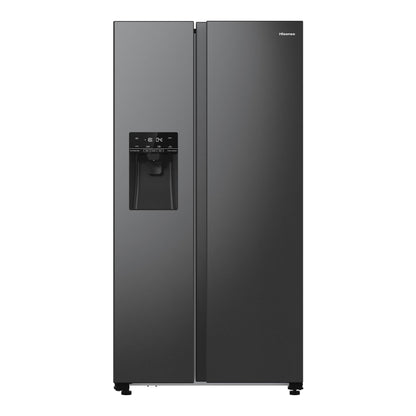 HISENSE RS5P535NTFE - Amerikaanse koelkast - breedte 91.5 cm - hoogte 178.6 cm - inhoud 376 l - NoFrost