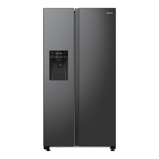 HISENSE RS5P535NTFE - Amerikaanse koelkast - breedte 91.5 cm - hoogte 178.6 cm - inhoud 376 l - NoFrost